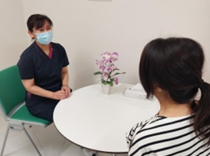 がん看護面談風景