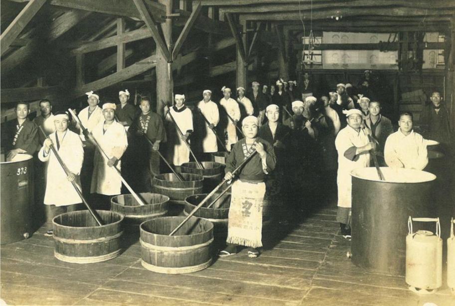A sake brewery