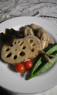 蓮根の煮物