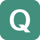 アルファベットのQが書かれた画像