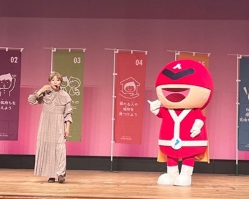 手話歌ステージの様子