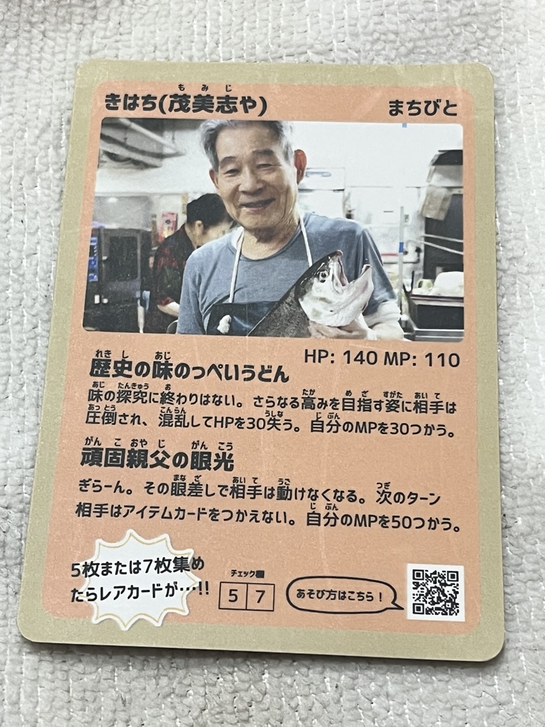 トレーディングカード「長浜トレカ-まちびと図鑑-」の写真オモテ