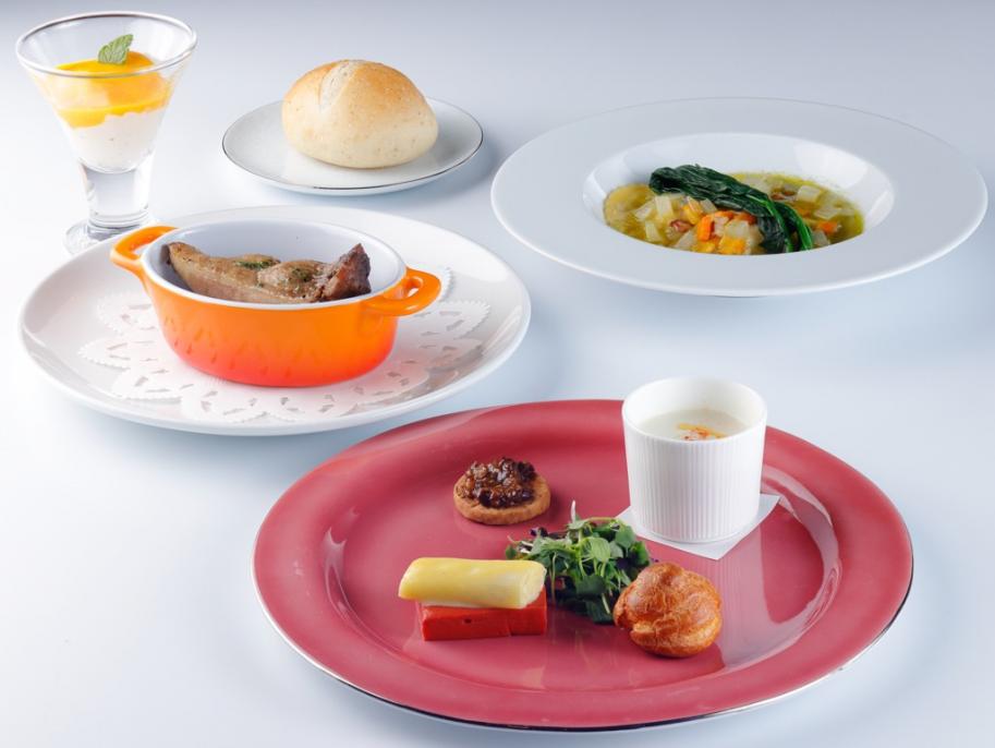 ブランチコースの料理写真