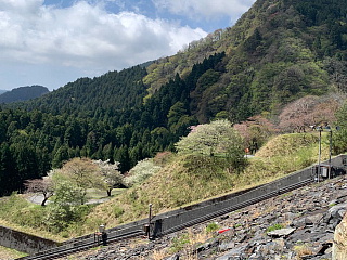 4月16日の石田川ダムです。
