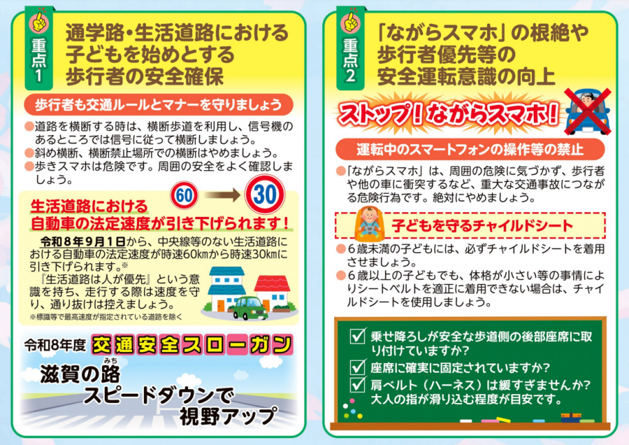 春の全国交通安全運動<重点>1・2