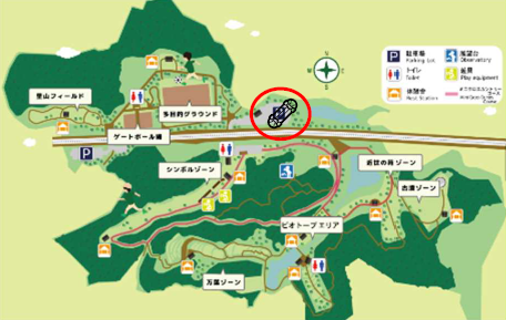 スケートボードエリア地図
