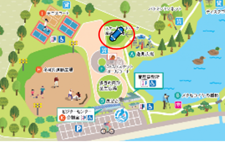 スケートボードパーク地図