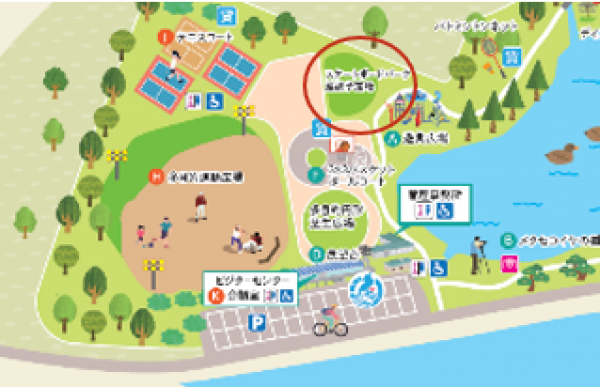 奥びわスポーツの森マップ