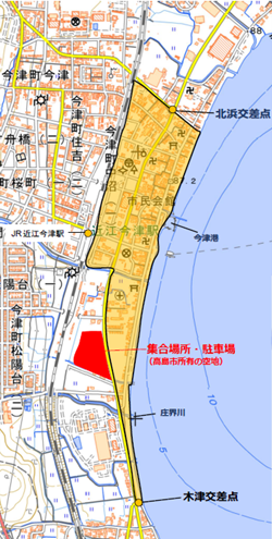 県下一斉清掃運動区域図