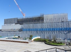 令和8年（2026年）10月1日の新しい琵琶湖文化館建設地の様子。