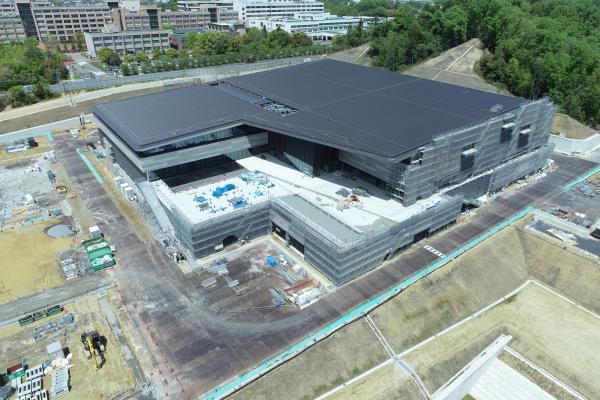 事業地を南側から撮影(写真奥の建物が滋賀医科大学)3