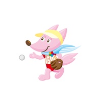 ソフトボールのイラスト