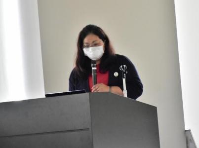 ゴール9の評価について話す様子