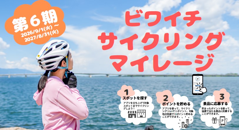 第6期ビワイチサイクリングマイレージ