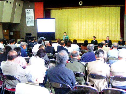 住民との意見交換会開催時の様子