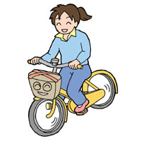 ひったくりに遭わないよう、ひったくり防止ネットを使用しましょう