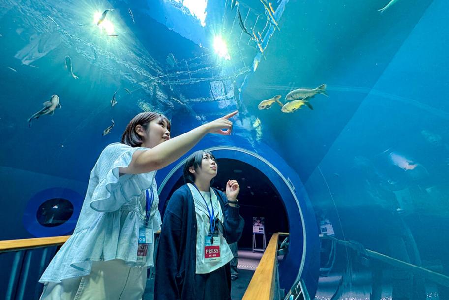 琵琶湖博物館フィールドワークの様子