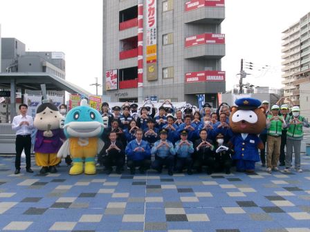 大津地域(JR石山駅2階広場)の様子1