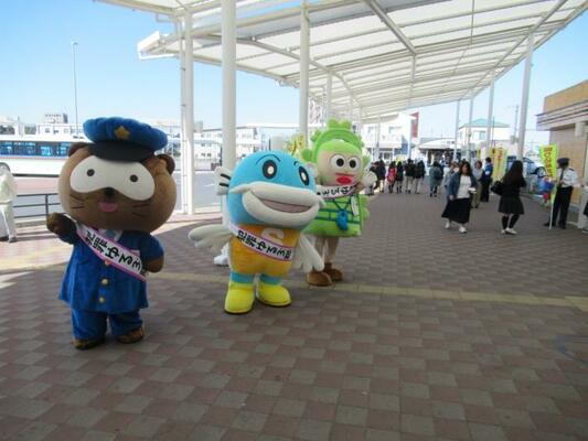 ゆる3（さん）防犯キャンペーン啓発 南部地域（野洲市）の様子2