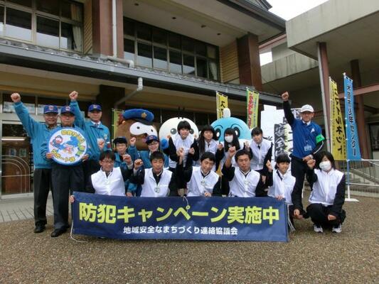 米原市ゆる3プロジェクト防犯キャンペーンの様子1