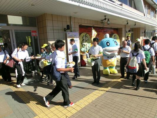 東近江市ゆる3プロジェクト防犯キャンペーン(7月14日)の様子3