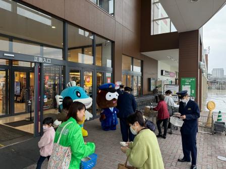 イオン長浜店(長浜市)の街頭啓発2
