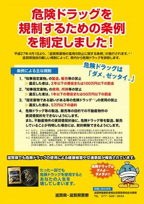 条例制定周知啓発チラシ