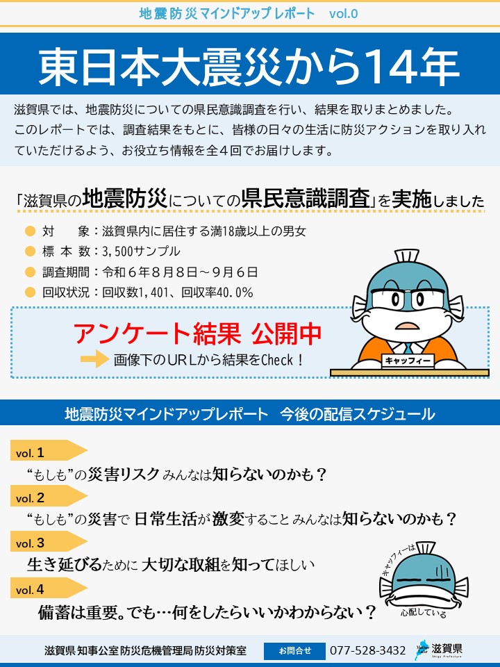 地震防災マインドアップレポートvol.0