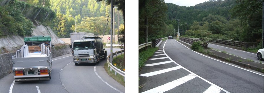 現道の状況1