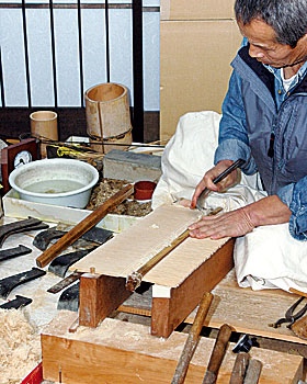 締直しの工程