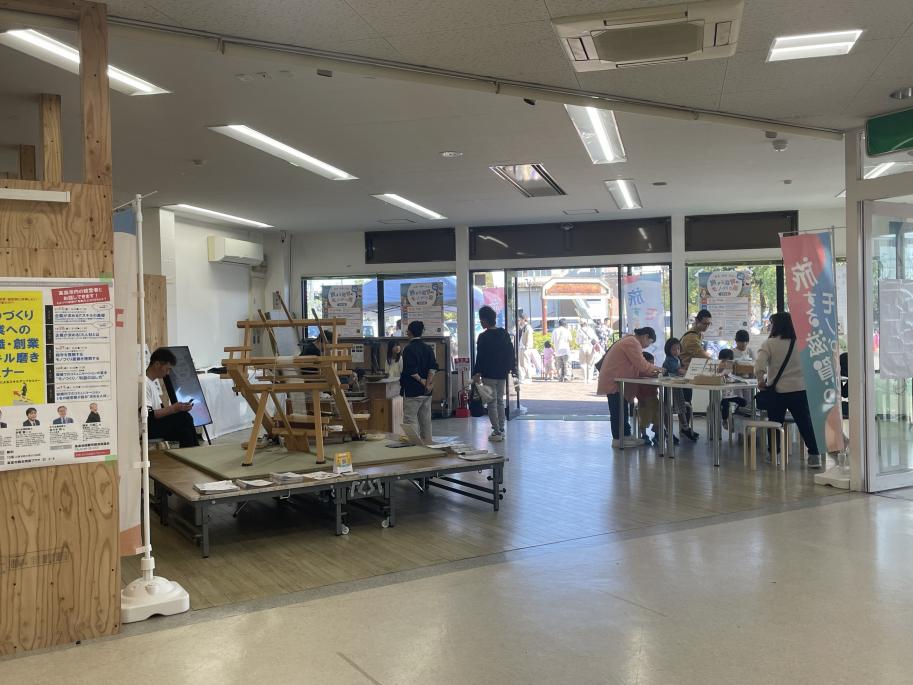 高島会場の様子