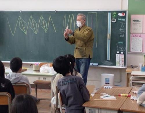 高島扇骨の授業の様子