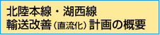 北陸本線・湖西線 輸送改善(直流化)計画の概要
