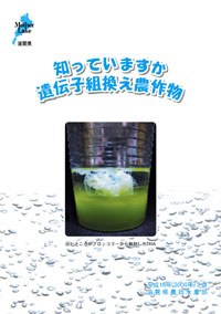 遺伝子組換え作物について正しい理解を得るために作成したパンフレット