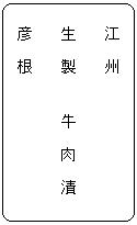 彦根牛肉看板