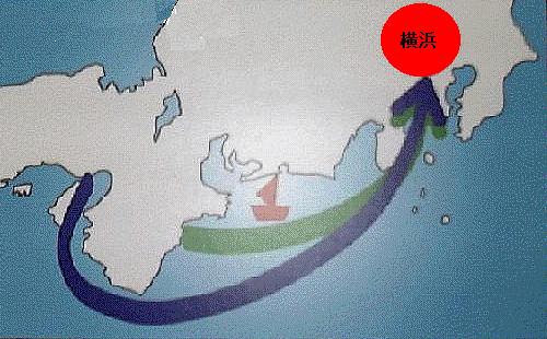 出荷ルートの変遷(明治15から17年頃)