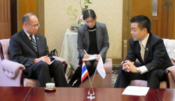 タイ王国大阪総領事と面会