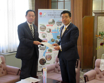 滋賀県体育協会様と面会