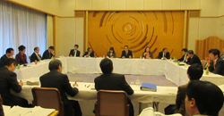 チームしが県議団の皆様との政策協議会に出席