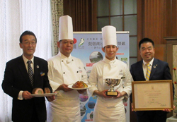 びわ湖大津プリンスホテルの坂田シェフの優勝報告