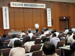 関西広域連合職員合同研修にて挨拶