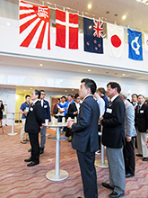 レセプション会場のようす