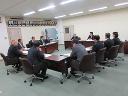 県教育委員会事務局で勤務されている教職員との意見交換