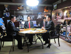 山本地方創生大臣と懇談