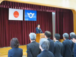 職員向け年度初め挨拶