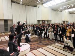 「近江の新酒きき酒会」にて締めの挨拶
