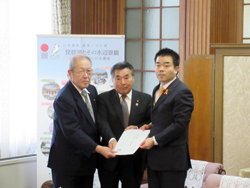 滋賀県農業協同組合中央会および滋賀県農政連盟からの要望