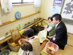 企業訪問（北川キルト縫工）1
