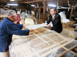 企業訪問(北川キルト縫工)2