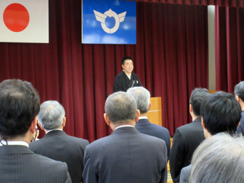 職員への新年の挨拶